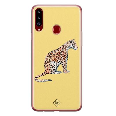 Samsung Galaxy A20s siliconen hoesje - Leo wild