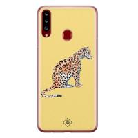 Samsung Galaxy A20s siliconen hoesje - Leo wild
