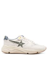 Golden Goose Running leather sneakers - Tons neutres