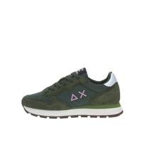 Sun 68 Ally Solid Nylon donker 49% leer 47% textiel 4% polyurethaan, Leger Groen, 41 EU