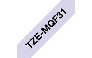 Brother TZe-MQF31 Labeltape pastel Tapekleur: Pastellila Tekstkleur: Zwart 12 mm 4 m