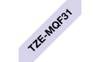 Brother TZe-MQF31 Labeltape pastel Tapekleur: Pastellila Tekstkleur: Zwart 12 mm 4 m