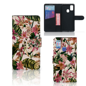 Samsung Galaxy M21 | M30s Hoesje Flowers