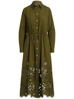 Polo Ralph Lauren robe-chemise Jessica à broderie anglaise - Vert