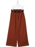 Andorine pantalon évasé ample - Marron - thumbnail