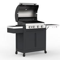 Barbecook Stella 4311 Barbecue Verrijdbaar Gas Zwart 14500 W