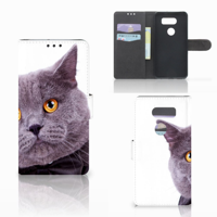 LG V30 Telefoonhoesje met Pasjes Kat