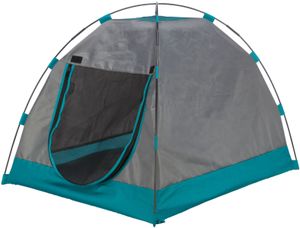 TRIXIE TENT VOOR HONDEN DONKERGRIJS / PETROL 80X65X63 CM