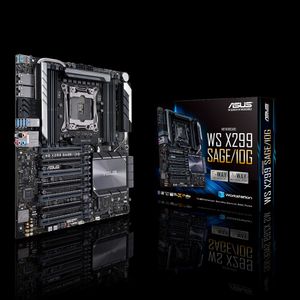 ASUS WS X299 SAGE/10G Intel® X299 LGA 2066 (Socket R4) CEB server-/werkstationmoederbord