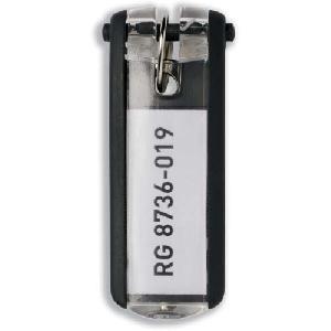 Durable 195701 Key Clip - 1957 Sleutelhanger Zwart 6 stuk(s)
