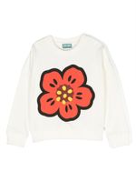 Kenzo Kids t-shirt Boke Flower en coton à imprimé fleur - Tons neutres