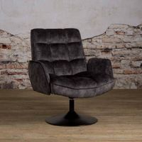 Tower Living Draaibare Fauteuil Tropea Velvet