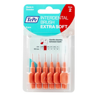 TePe Interdentale Ragers Extra Soft 0.5 mm lichtrood - 6 stuks