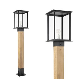 Buitenlamp Capital XXL WOOD Sokkel buitenverlichting zwart