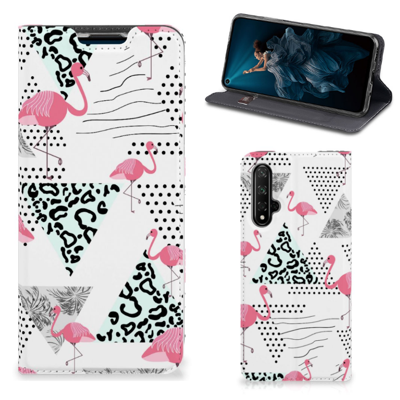 Honor 20 | Huawei Nova 5T Hoesje maken Flamingo Triangle