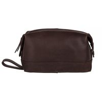 Burkely Vintage Toiletry Bag-Dark Brown