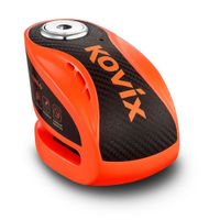 KOVIX KNX10 Alarm, Schijfremslot voor de moto, Fluo Oranje - thumbnail