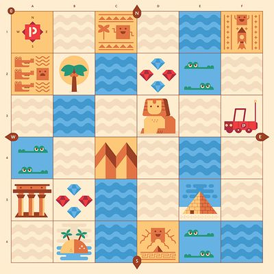 Primo Toys PRIMO007A-DE STEM Robotics Uitbreidingsset Cubetto STEM Coding avontuurset Het oude Egypte