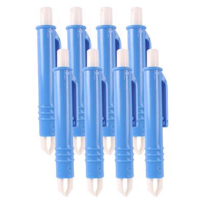Tekentang - 8x - kunststof - tekenpincet/tekenverwijderaar - 5 cm Tekentang - 8x - kunststof - tekenpincet/tekenverwijderaar - 5 cm