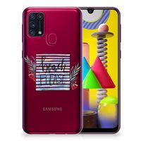 Samsung Galaxy M31 Telefoonhoesje met Naam Boho Beach