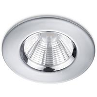 LED Spot - Inbouwspot - Trion Zagrona - 5W - Waterdicht IP65 - Dimbaar - Warm Wit 3000K - Glans Chroom - Aluminium -