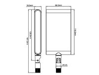 Delock 88904 Platte WiFi-antenne 10 dB 2.4 GHz, 5 GHz - thumbnail