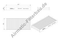 Interieurfilter Airmatic, u.a. für Fiat, Peugeot, Citroën, Toyota - thumbnail