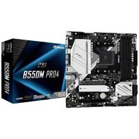 ASRock B550M Pro4 Moederbord Socket AMD AM4 Vormfactor Micro-ATX Moederbord chipset AMD® B550