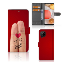 Samsung Galaxy A42 5G Wallet Case met Pasjes Liefde - Origineel Romantisch Cadeau - thumbnail