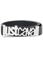 Just Cavalli ceinture à boucle logo - Noir