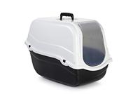 Beeztees Kattenbak Romeo, 54 x 33 x 42 cm, zwart/wit