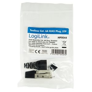 LogiLink MP0044 kabel-connector RJ-45 Roestvrijstaal