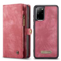 Caseme - vintage 2 in 1 portemonnee hoes - Samsung Galaxy S20 Plus - Rood