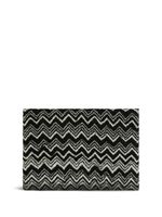 Missoni Home porte-documents Keith à motif zigzag - Noir