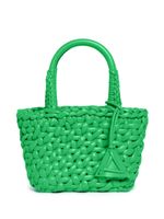 Alanui sac cabas en cuir à design tressé - Vert