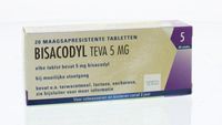 Teva Bisacodyl 5 mg (20 tab) - thumbnail