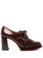 Chie Mihara mocassins Faiko 75 mm en cuir - Marron