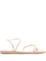 Ancient Greek Sandals sandales Apli Eleftheria en cuir - Blanc