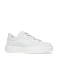 Manfield nubuck sneakers off white