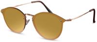 CWI zonnebril dames panto goud/bruin (CWI2124)