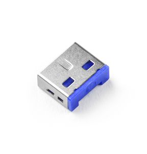 Smartkeeper UL03P2DB USB-A-poortslot Set van 100 stuks Donkerblauw Zonder sleutel