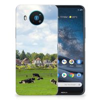 Nokia 8.3 TPU Hoesje Koeien - thumbnail