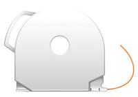 3D Systems CubePro filament ABS cartridge neon oranje (origineel)