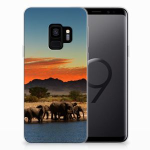 Samsung Galaxy S9 TPU Hoesje Olifanten