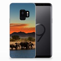 Samsung Galaxy S9 TPU Hoesje Olifanten - thumbnail