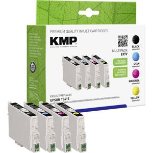 KMP Inktcartridge vervangt Epson T0611, T0612, T0613, T0614 Compatibel Combipack Zwart, Cyaan, Magenta, Geel E97V 1603,0005