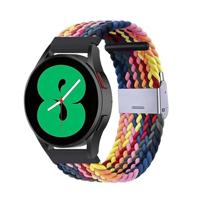 By Qubix - Braided nylon bandje - Multicolor Summer - Compatible met Xiaomi Redmi Watch 5 Active/Redmi Watch 5 Lite - Compatible Xiaomi bandje