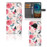 Nokia X10 | Nokia X20 Hoesje Butterfly Roses