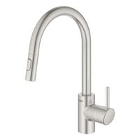 GROHE Concetto Keukenkraan - uittrekbare uitloop - 2 straalsoorten - supersteel geborsteld 31483DC2 - thumbnail