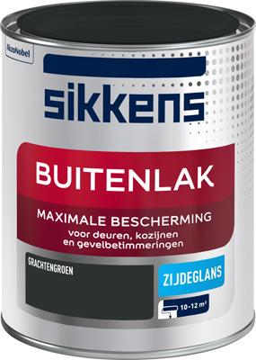 sikkens buitenlak zijdeglans grachtengroen 0.75 ltr sikkens buitenlak zijdeglans grachtengroen 0.75 ltr